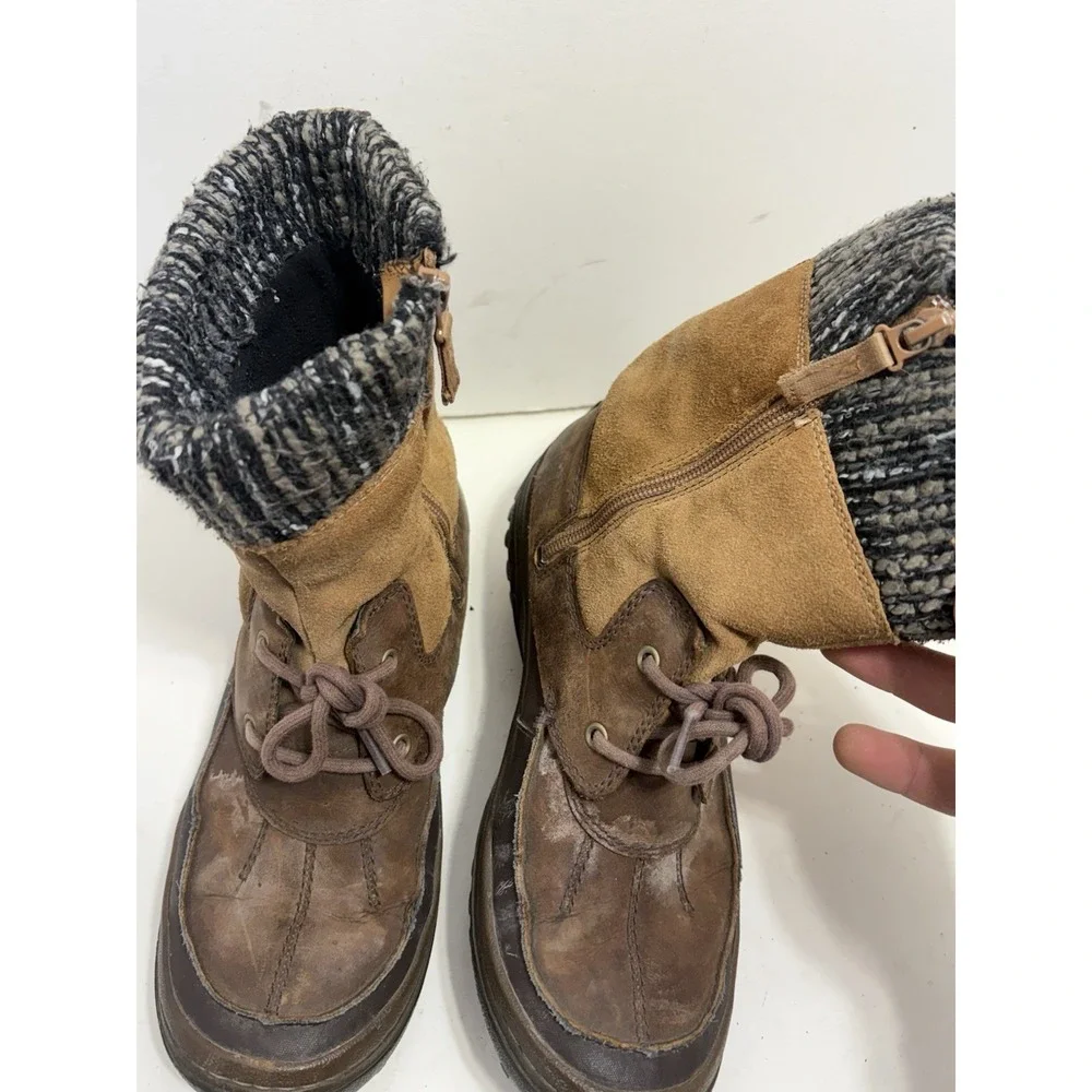 Merrell Decora Bolero Waterproof Winter Boots Brown Size 8.5 Insulated